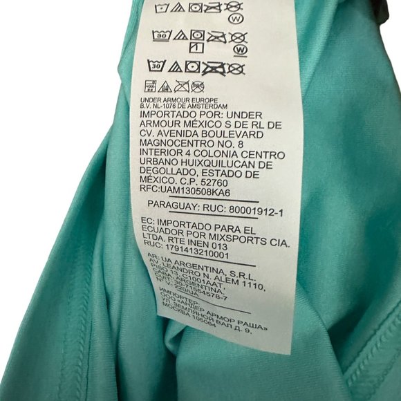 Under Armour Heatgear mens sz 2XL aqua PGA Championship collared 3 button golf s - Picture 12 of 14